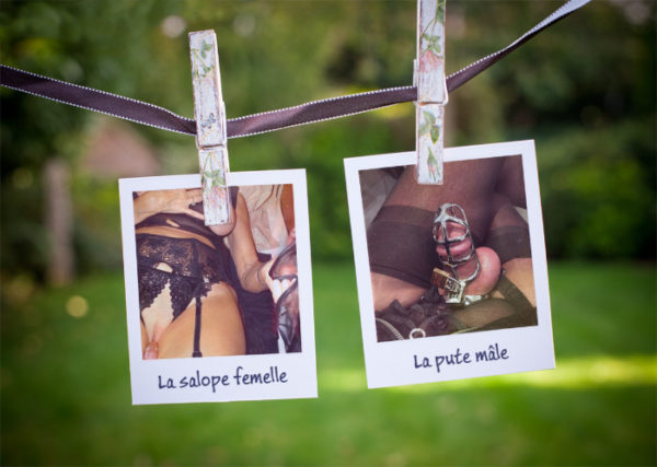 Couple fétichiste exhibitionniste